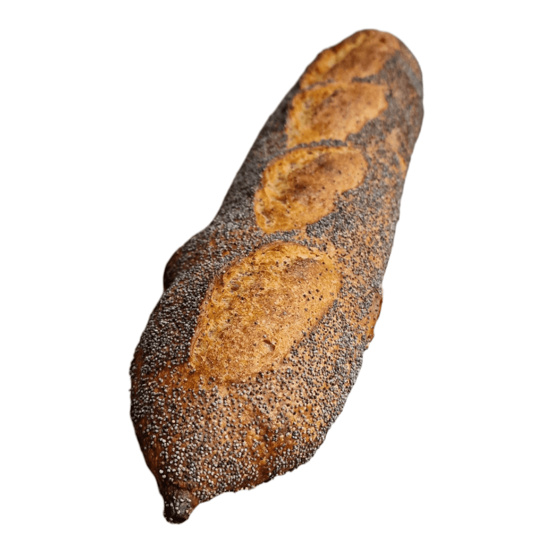 Baguette med valmuefrø