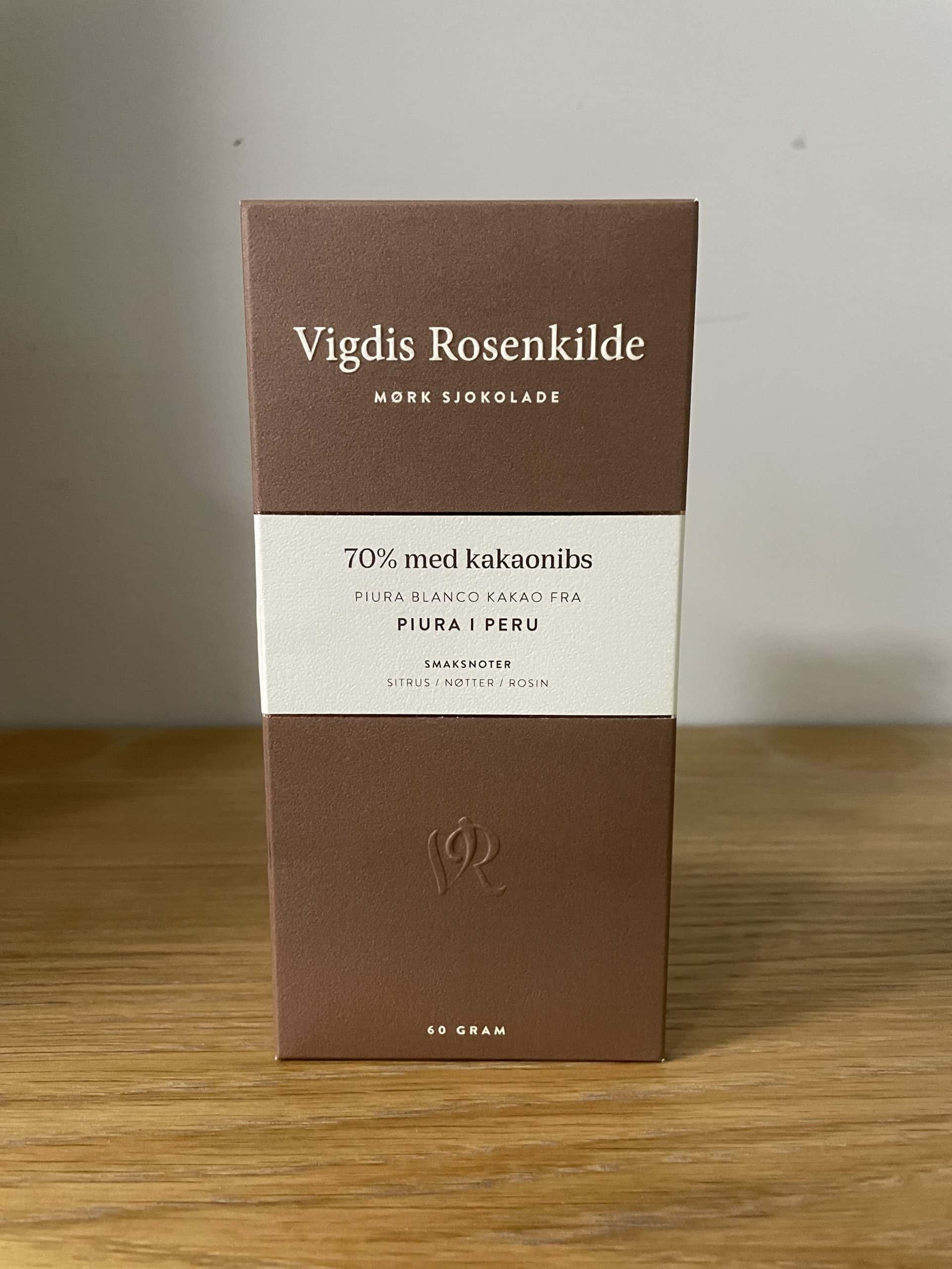 Vigdis Rosenkilde, 70% Piura med kakaonibs
